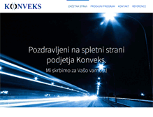 Tablet Screenshot of konveks.si